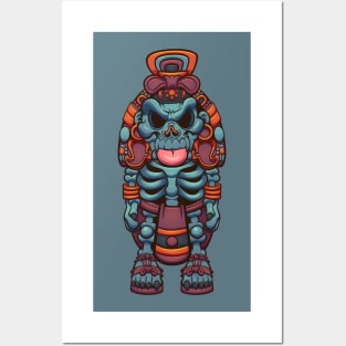 Xolotl Aztec god Posters and Art